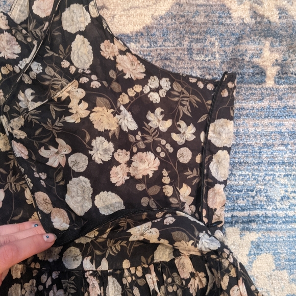 Anine Bing gauzy floral cotton sundress EUC - Picture 5 of 5